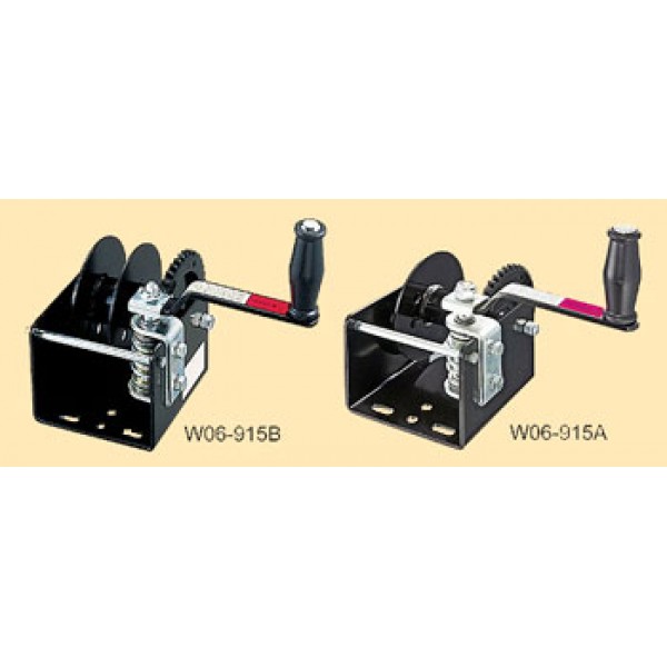 Лебёдка ручная стационарная (700кг). тросс 5мм.x4,6м. (шт.) WC06-915A-2