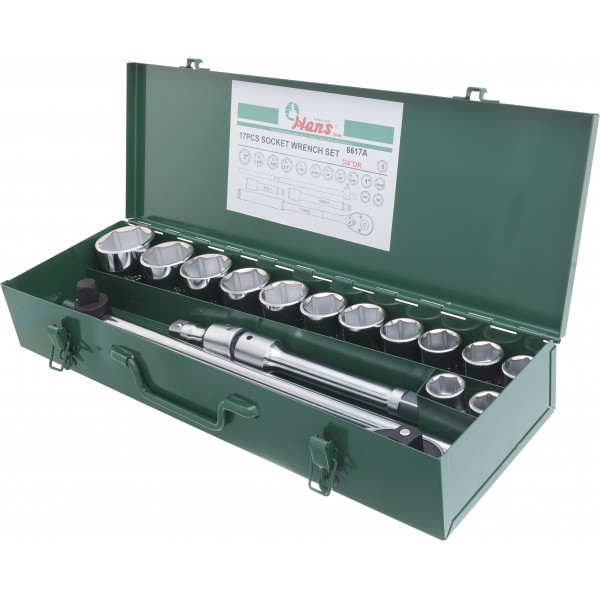 набор инструментов на 3/4", дюйм, 17 предметов 6617A