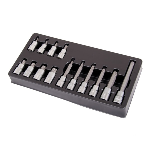 Набор торцевых головок со вставкой XZN (Spline) TT-458