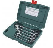 166506MB комплект трещоточных комбинированных ключей, 8-19 мм, 6 шт