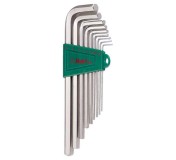 Набор шестигранных ключей Г-образных Hans 16764-9M