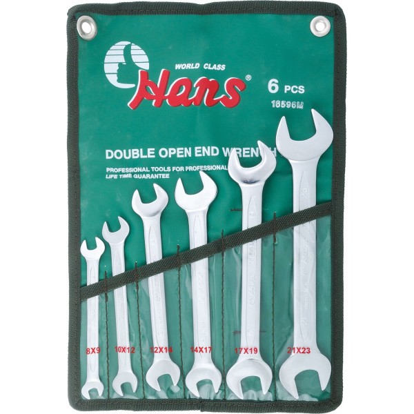 Набор рожковых гаечных ключей Hans, 16596M