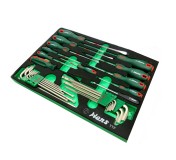TTF-30U Ложемент отвёрток и Г-образных ключей, 30 предметов.