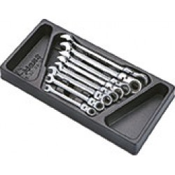 TT-33 Ложемент ключи трещот. с шарниром 8 предм. Hans