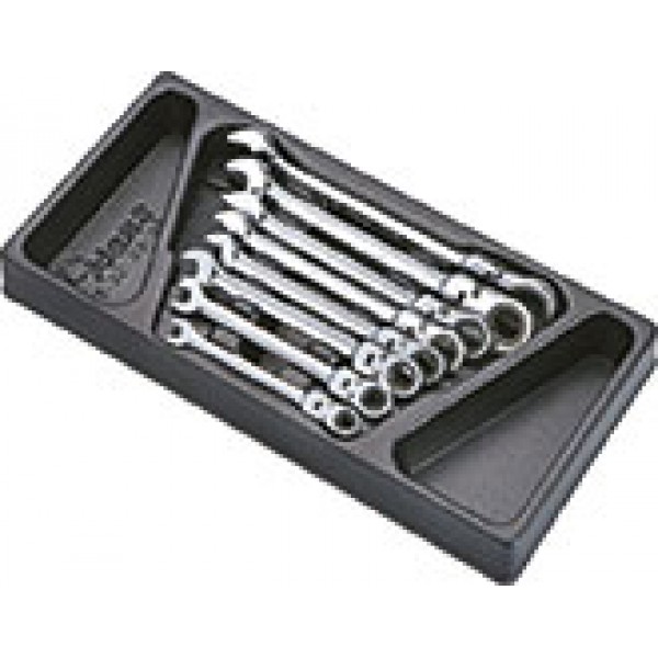 Ложемент ключи трещот. с шарниром 8 предм. Hans TT-33