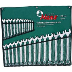 Набор комбинированных гаечных ключей Hans, 16626M
