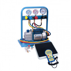 AC-2015 Комплект для заправки кондиционеров, 
compact