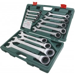 166513MB комплект трещоточных комбинированных ключей, 8-32 мм, 13 шт
