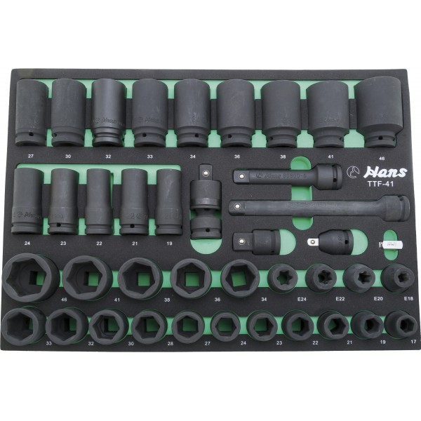 Ложемент 3/4" ударных головок и аксессуаров TTF-41