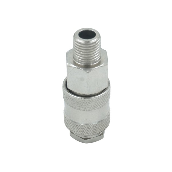 Соединение быстросъемное пневматическое с внешней резьбой 1/4 OPT-720SMA