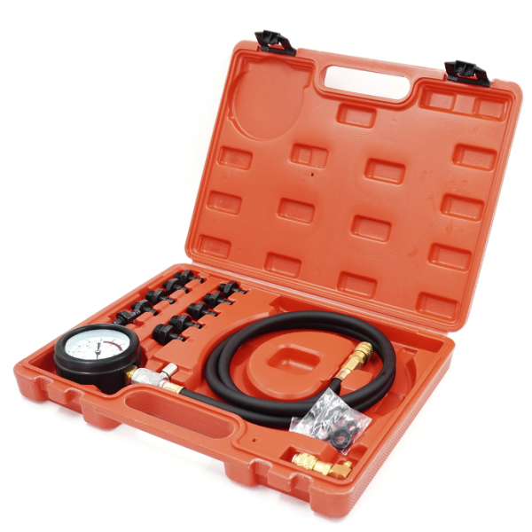 Тестер давления масла в двигателе c адаптерами 12 предметов WDK-214318
