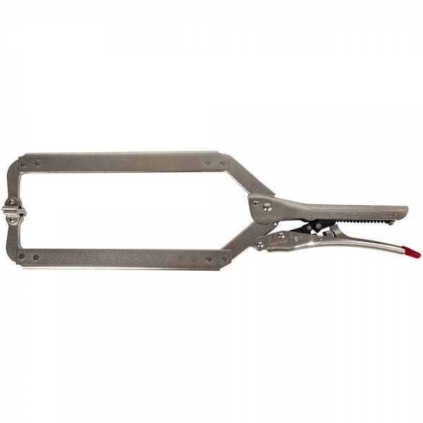 Зажим сварочный автоматический С-образный с фиксатором. Струбцины сварочные. WDK-65058AUTO