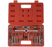 OPT-ITDS40 Набор метчиков и плашек 4NC40 - 1/2NF20, дюймовая резьба, 40 предметов