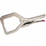 Зажим автоматический С-образный с фиксатором. Струбцины сварочные. WDK-65153AUTO