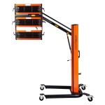 Трехкассетная мобильная ИК сушка на пантографической стойке WDK-3C