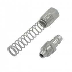 OPT-740PPS Штуцер быстроразъемного соединения пневматического с пружинкой, резьба 1/2