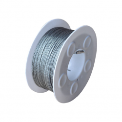 WDK-65306 Струна для снятия стекол автомобиля витая, катушка 100 м