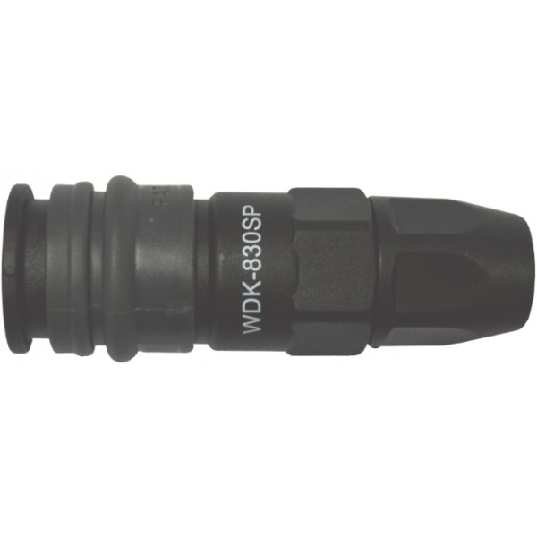 Композитное пневматическое быстроразъёмное соединение с креплением шланга, диаметр 8/12мм WDK-840SP
