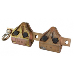 WDK-0213 Двойной рамный кузовной зажим 5т. Ширина губок каждого зажима 110мм, общая длина 350мм