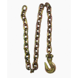 WDK-0301 Тяговая цепь с крюком. Длина 1.3 м, усилие 6 тонн