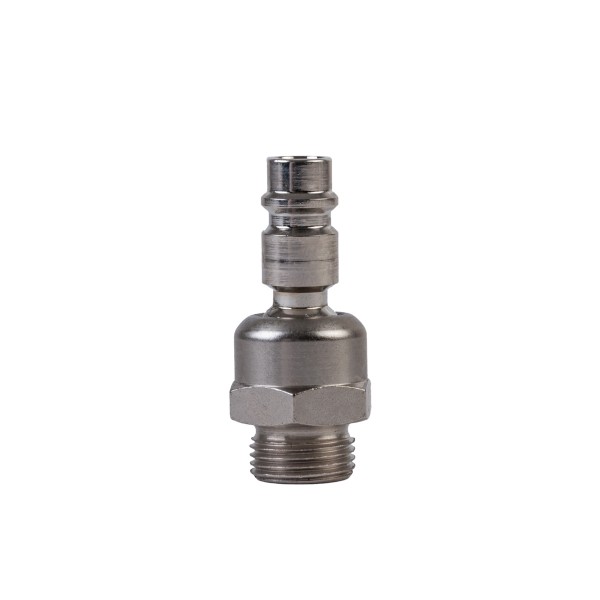 Штекер быстроразъемного EU соединения с подвижным шарниром, резьба M 3/8“ WDK-83KM