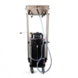 WDK-89480 Установка для откачки или слива масла с предкамерой и подкатной ванной, бак 80 л