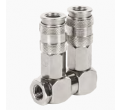 WDK-83RL Разветвитель пневматический с вращающимися соединениями, вход с резьбой 1/4 (F), 2 выхода