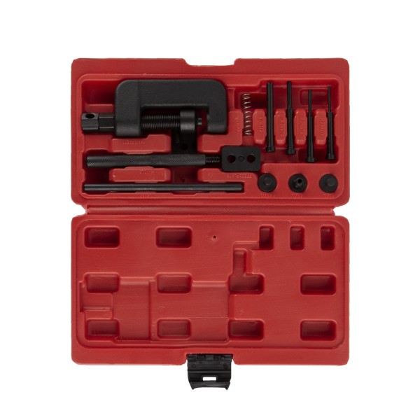 Набор для расклепывания и заклепывания приводных цепей мототехники WDK-65988