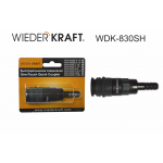 Композитное пневматическое быстроразъёмное соединение с креплением шланга ёлочка, диамет WDK-830SH