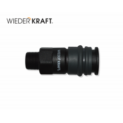 WDK-820SM Композитное пневматическое быстроразъёмное соединение с внешней резьбой M 1/4