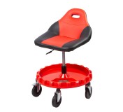 WDK-86012 Стул рабочий с лотком для инструмента, мягким покрытием и спинкой