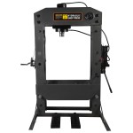 Пресс напольный пневмогидравлический, 75 тонн. Ход штока 240 мм. Рабочий диапазон 0-900 мм WDK-80175