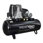 Масляный поршневой компрессор с ременным приводом 656 л/мин, 11 бар, 380В/4.0 кВт, 270 л WDK-92765