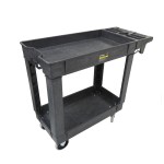 Тележка пластиковая, 2 полки OPT-607S