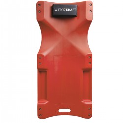 WDK-84068R Лежак ремонтный подкатной, пластиковый, красный