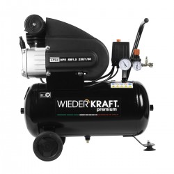 WDK-90225  Масляный поршневой компрессор с прямым приводом:225 л/мин, 8 бар; 220В/1,5 кВт, 24 л