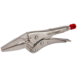 WDK-65046 Зажим сварочный С-образный с фиксатором. Струбцины сварочные. (243х89х25 мм)