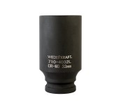 WDK-710-4032L Головка торцевая ударная глубокая 1/2, 6 граней, 32 мм