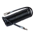 Шланг спиральный полиуретановый с БРС, 6.5x10 мм, 5 м WDK-65757