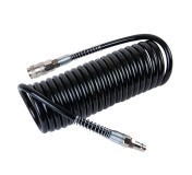 WDK-65757 Шланг спиральный полиуретановый с БРС, 6.5x10 мм, 5 м