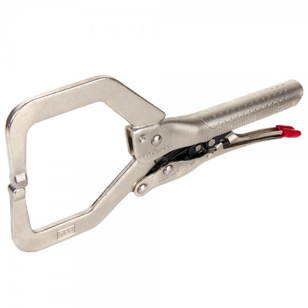 Зажим автоматический закругленный с фиксатором. Струбцины сварочные. WDK-65152AUTO