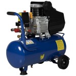 Компрессор поршневой, 300 л/мин, 2.2 КВт, 220 В, ресивер 24 л OPT-302430