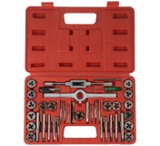 OPT-MTDS40 Набор метчиков и плашек М3 - 12, метрическая резьба, 40 предметов