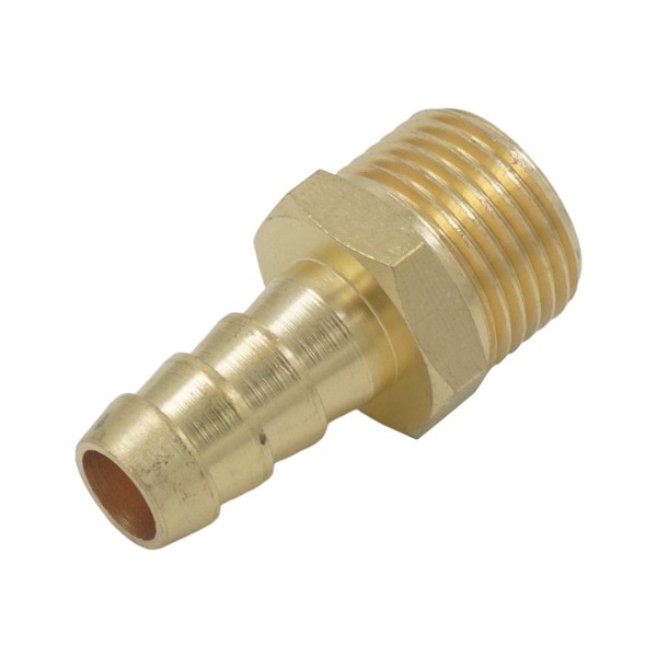 Штуцер пневматический ёлочка, внешняя резьба 3/8, 10 мм OPT-73010HHM