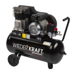 Масляный поршневой компрессор с ременным приводом:320 л/мин, 9 бар; 220 В, ресивер 50 л WDK-90532