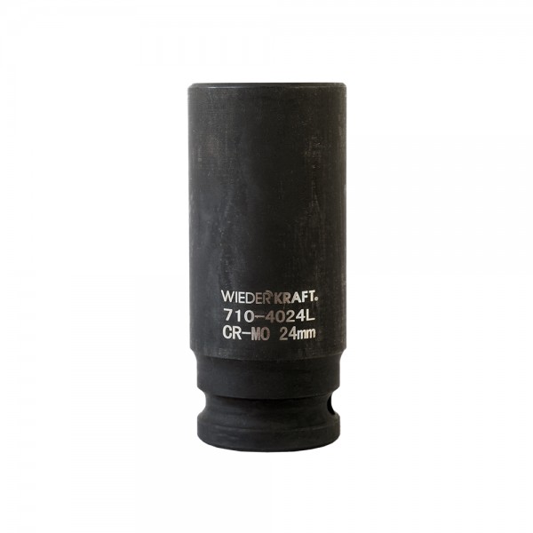 Головка торцевая ударная глубокая 1/2, 6 граней, 24 мм WDK-710-4024L