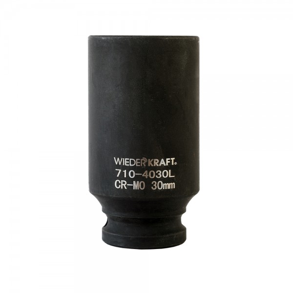 Головка торцевая ударная глубокая 1/2, 6 граней, 30 мм WDK-710-4030L