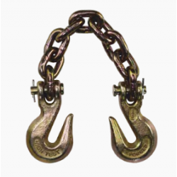 WDK-0504 Тяговая цепь с крюками - соединитель цепей. Усилие 6 тонн. Длина 45 см