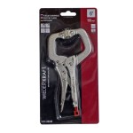 Зажим плоский с фиксатором.  Струбцины сварочные. (241х90х25 мм) WDK-65036