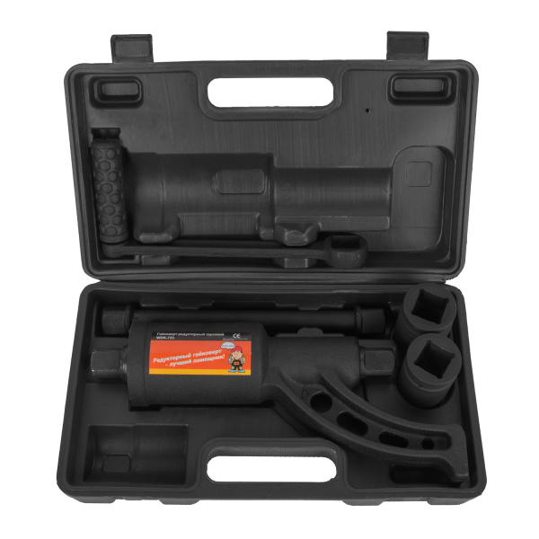 Гайковерт редукторный грузовой 1:58 в пластиковом кейсе, 3800 Нм WDK-736